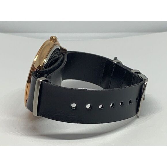 Michael Kors MK4301 Women Black Leather Analog Rose Gold Dial Wrist Watch GE181 - Picture 11 of 11